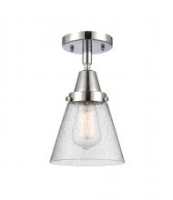 Innovations Lighting 447-1C-PC-G64 - Cone - 1 Light - 6 inch - Polished Chrome - Semi-Flush Mount