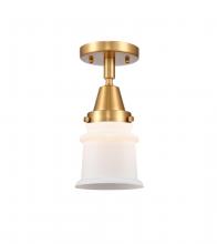 Innovations Lighting 447-1C-SG-G181S - Canton - 1 Light - 6 inch - Satin Gold - Semi-Flush Mount