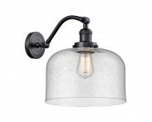 Innovations Lighting 515-1W-BK-G74-L - Bell - 1 Light - 12 inch - Matte Black - Adjustable Sconce