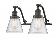 Innovations Lighting 515-2W-OB-G64 - Cone - 2 Light - 18 inch - Oil Rubbed Bronze - Adjustable Bath Vanity Light