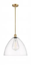 Innovations Lighting 516-1S-SG-GBD-162-LED - Bristol - 1 Light - 16 inch - Satin Gold - Pendant