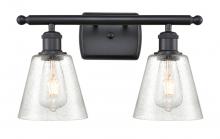 Innovations Lighting 516-2W-BK-G454 - Caton - 2 Light - 15 inch - Matte Black - Bath Vanity Light