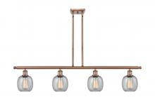 Innovations Lighting 516-4I-AC-G104-LED - Belfast - 4 Light - 48 inch - Antique Copper - Stem hung - Island Light