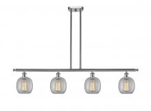 Innovations Lighting 516-4I-SN-G105-LED - Belfast - 4 Light - 48 inch - Brushed Satin Nickel - Stem hung - Island Light