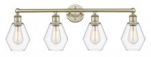 Innovations Lighting 616-4W-AB-G652-6 - Cindyrella - 4 Light - 33 inch - Antique Brass - Bath Vanity Light