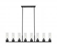 Innovations Lighting 617-8I-BK-G617-8SDY - Boreas - 6 Light - 48 inch - Matte Black - Linear Pendant