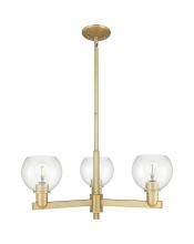 Innovations Lighting 716-3CR-BB-G122-6 - Athens - 3 Light - 28 inch - Brushed Brass - Stem hung - Flush Mount