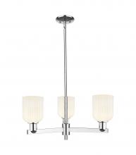 Innovations Lighting 716-3CR-PC-G559-5GWH - Bridal Veil - 3 Light - 18 inch - Polished Chrome - Flush Mount