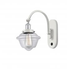 Innovations Lighting 918-1W-WPC-G532 - Oxford - 1 Light - 8 inch - White Polished Chrome - Adjustable Swing Arm