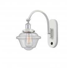 Innovations Lighting 918-1W-WPC-G534 - Oxford - 1 Light - 8 inch - White Polished Chrome - Adjustable Swing Arm
