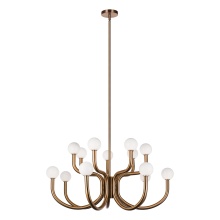 Matteo Lighting C34214AGOP - Joelle Aged Gold Brass Pendant