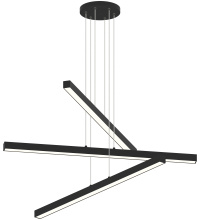 Matteo Lighting C80843MB - Presley Matte Black Chandelier