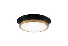 Matteo Lighting M11201BKAG - JAXX Ceiling Mount