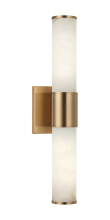 Matteo Lighting S01412AG - London Aged Gold Brass Wall Sconce