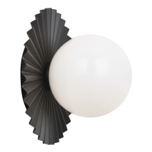 Matteo Lighting WX83101BKOP - Modern Ruff Wall Sconce/Ceiling Mount