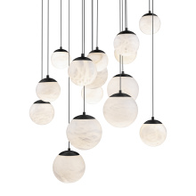 Modern Forms US Online PD-34415R-AB - Pisces Multilight Pendant Light