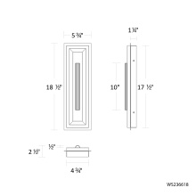 Modern Forms US Online WS236618-AN - Clarice Wall Sconce Light