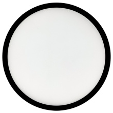 Bulbrite 773609 - 773609 17W LED 9IN FLUSH MOUNT 3000K BLACK DIMMABLE JA8