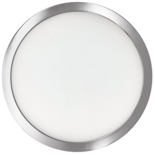 Bulbrite 773610 - 773610 17W LED 9IN FLUSH MOUNT 3000K NICKEL DIMMABLE JA8