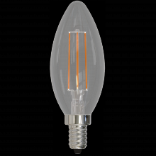 Bulbrite 776763 - 776763 4W LED B11 3000K FILAMENT E12 FULLY COMPATIBLE DIMMING JA8