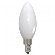 Bulbrite 776773 - 776773 4.5W LED B11 3000K FILAMENT MILKY E12 FULLY COMPATIBLE DIMMING
