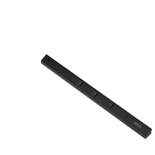 American Lighting ATOM-120V-30-BK - ATOM 30INCH POWER STRIP BLACK FINISH 3 20A TR RECEPTACLES 2 USB 1 RESET SWITCH