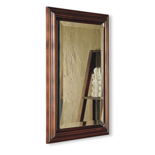 Gallery Collection, Recessed, 15 in.W x 25 in.H, Beveled  Stainless Steel, Mirrored Door, 4 in. deep