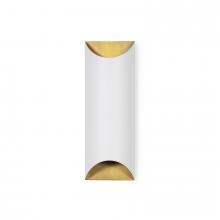 Regina Andrew 15-1217WTNB - Regina Andrew Meyer Metal Sconce (White and Natural Brass)