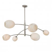Regina Andrew 16-1512PN-ALB - Regina Andrew Artemis Chandelier (Polished Nickel with Alabaster Glass)