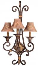 Minka Metropolitan N2231-355 - ZARAGOZA - 3 LIGHT WALL SCONCE