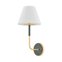 Hudson Valley MDS2200-AGB/SSG - Wedgewood Wall Sconce