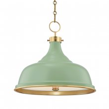 Hudson Valley MDS300-AGB/LFG - Painted No. 1 Pendant