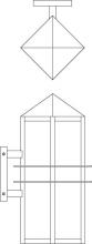 Arroyo Craftsman BEB-9F-VP - 9" bexley wall mount