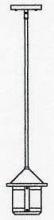 Arroyo Craftsman BSH-6SOF-RB - 6" berkeley short body stem hung pendant