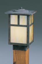 Arroyo Craftsman MPC-7TWO-MB - 7" mission square post cap with t-bar overlay