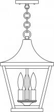 Arroyo Craftsman NAH-10RM-RC - 10" Nantes pendant