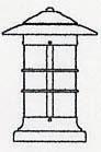 Arroyo Craftsman NC-9LCR-RC - 9" newport long body column mount