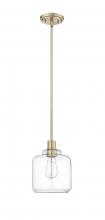 Millennium 46901-MG - Asheville 1-Light Mini-Pendant Light Modern Gold