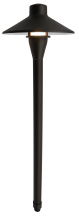 GM Lighting ILS-P201-BK - Irradiar Large Black Hat Path Light
