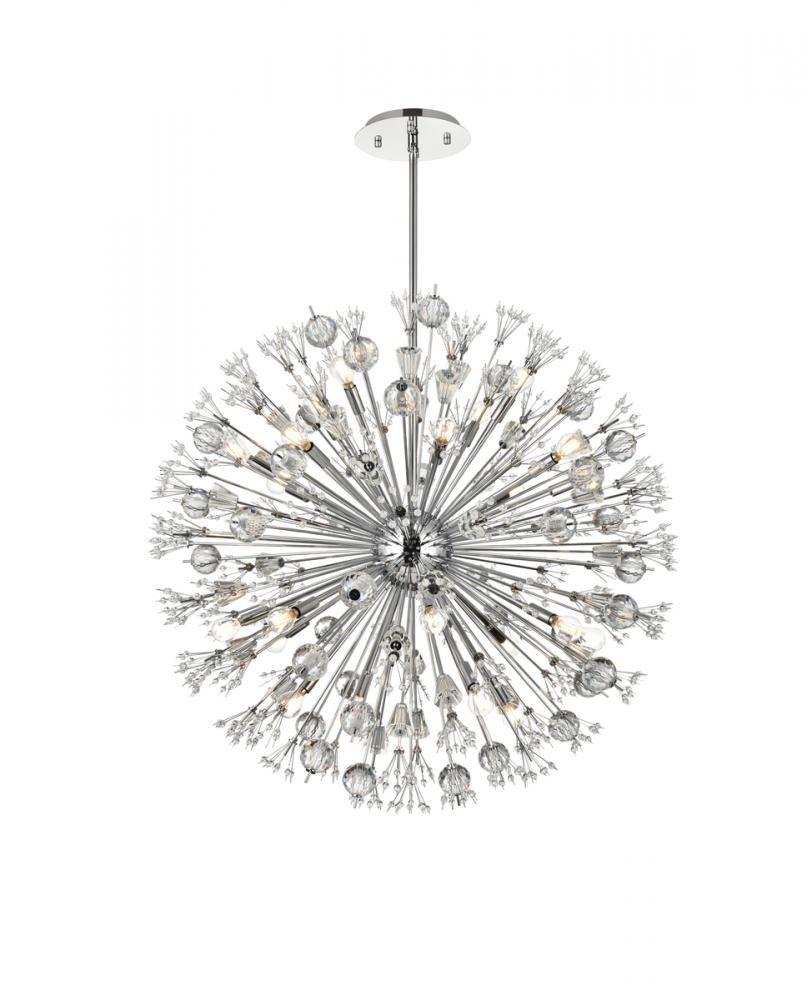 Hanging D38"H38"L24 Chrome