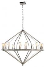 Elegant 1472G52PN - Illumina 16 light polished Nickel Pendant
