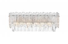 Elegant 1780W19C - Emilia Wall Sconce L19"W6"H7" E12 L4 Chrome