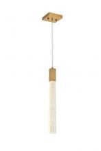 Elegant 2066D5SG - Weston 1 light pendant in satin gold