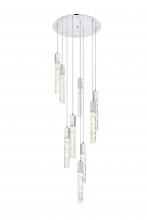 Elegant 2089D24C - Pendant D24"H24"L9 Chrome