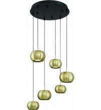 Minka George Kovacs P5474-884-L - Halo Â¿ 6 Light LED Pan Pendant