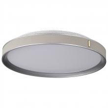Nuvo 62/3022 - Bandon; 20 Inch LED Flush Mount; Gray with Off White Wrap; Acrylic Lens; Gray Finish