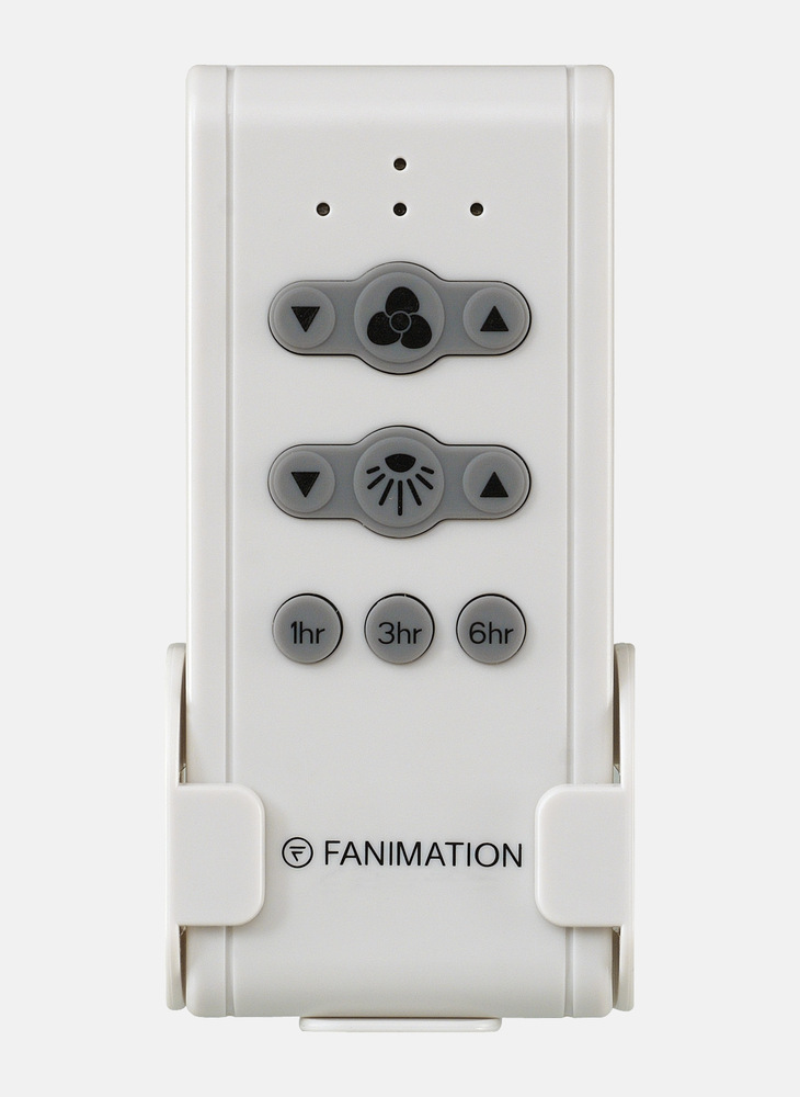 Ceiling Fan Hand-held Remote and Receiver Non-Reversing - 3 Speed Fan White