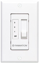 Fanimation CW7WH - Ceiling Fan Wall Control for Up to Five Fans, Non-Reversing - 3 Speed Fan only - White