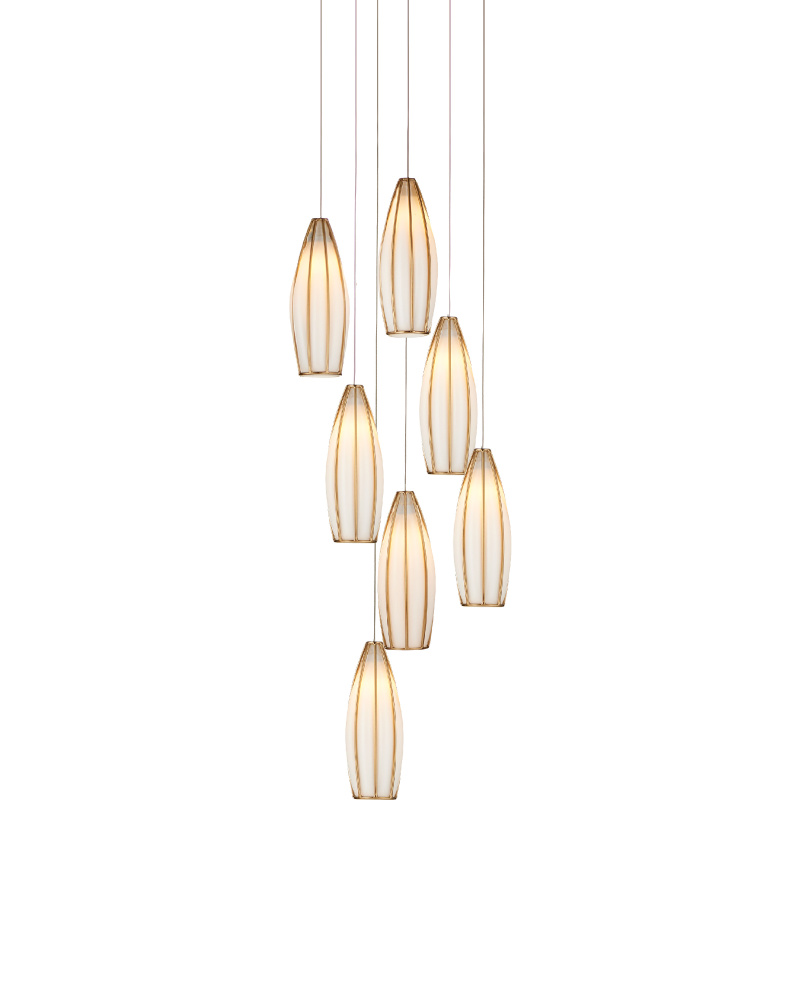 Parish 7-Light Round Multi-Drop Pendant