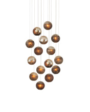 Currey 9000-1015 - Pathos 15-Light Round Multi-Drop Pendant